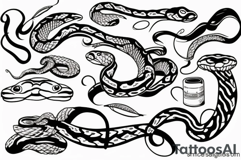snake tattoo idea