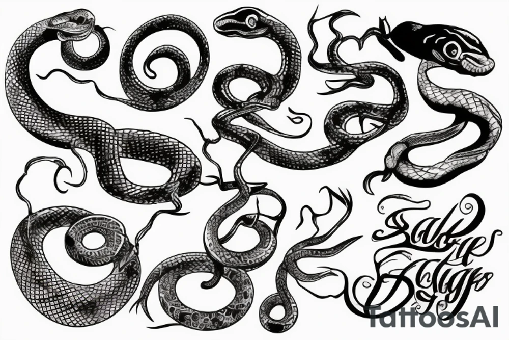 snake tattoo idea