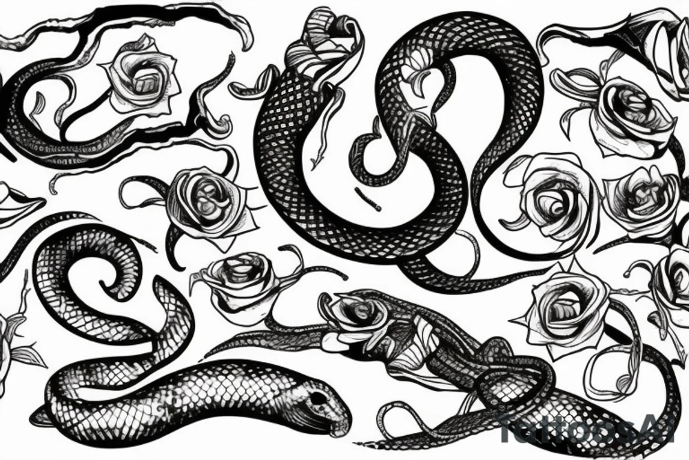 snake tattoo idea