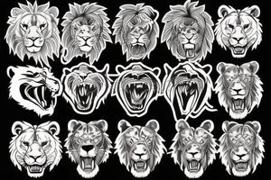 Lion roars
15.05.2000 tattoo idea