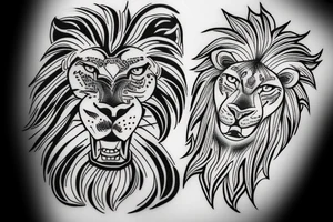 Lion roars
15.05.2000 tattoo idea