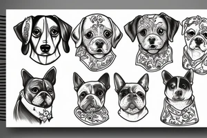 russian dog tattoo idea