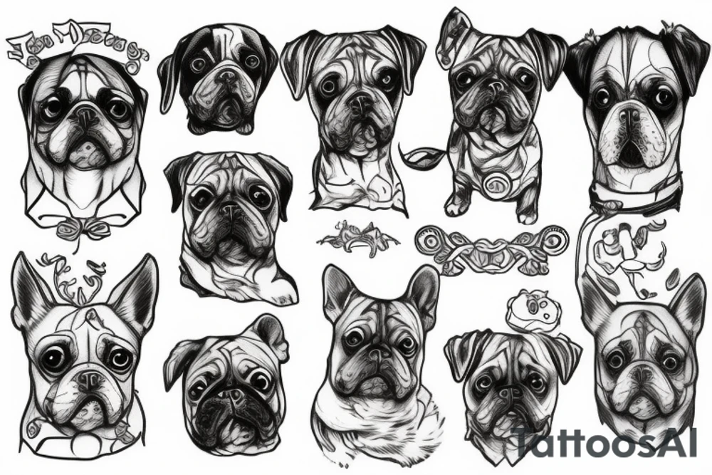 russian dog tattoo idea