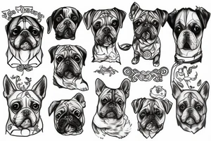 russian dog tattoo idea
