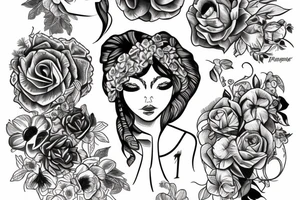 russian women tattoo idea
