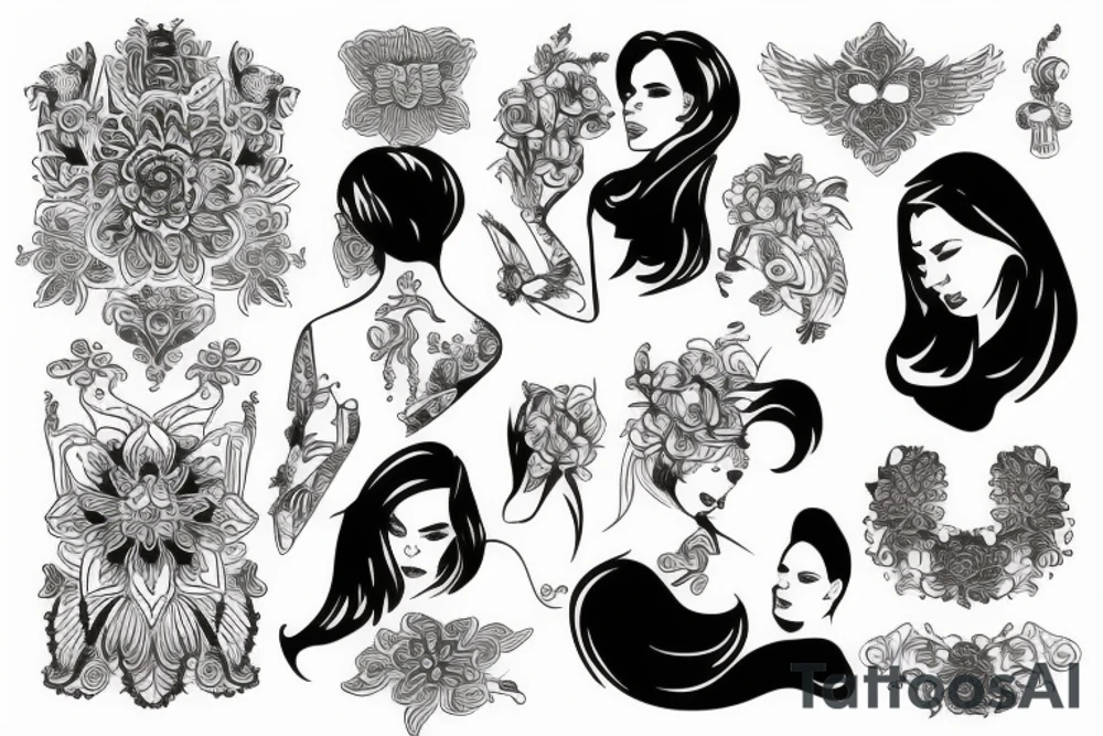 russian women tattoo idea