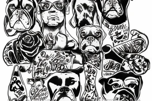 boxer tattoo idea