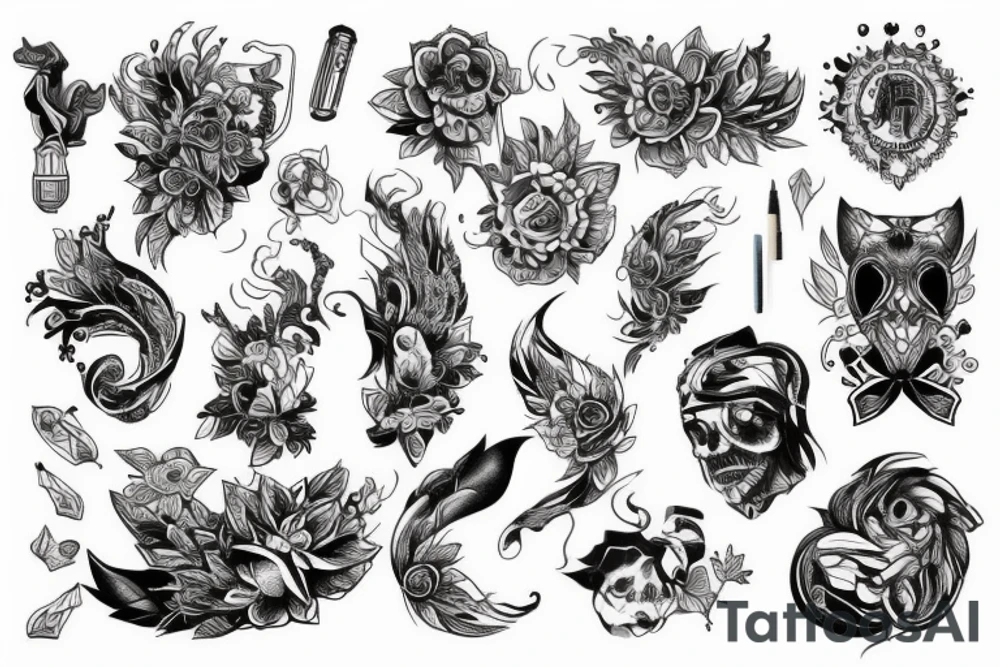 Женщина tattoo idea