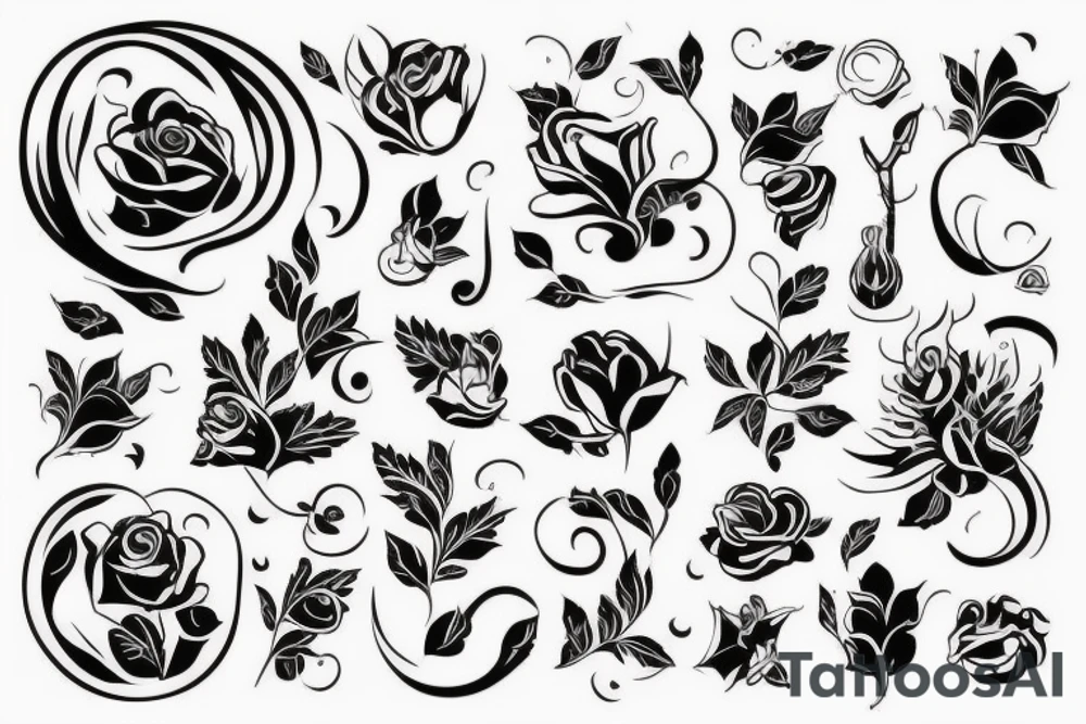 Лиса в графическом стиле tattoo idea