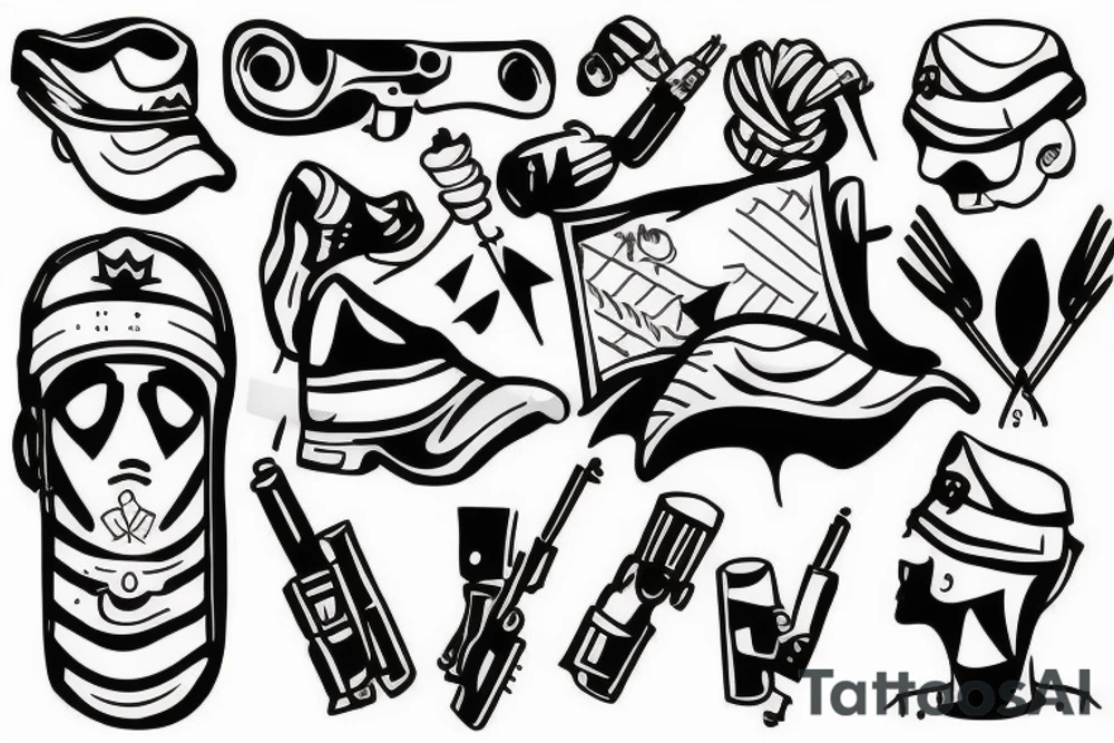 Soldier can't afford to cry tattoo idea