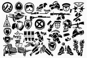 Parents raised a Soldier so i can't afford to cry tattoo idea