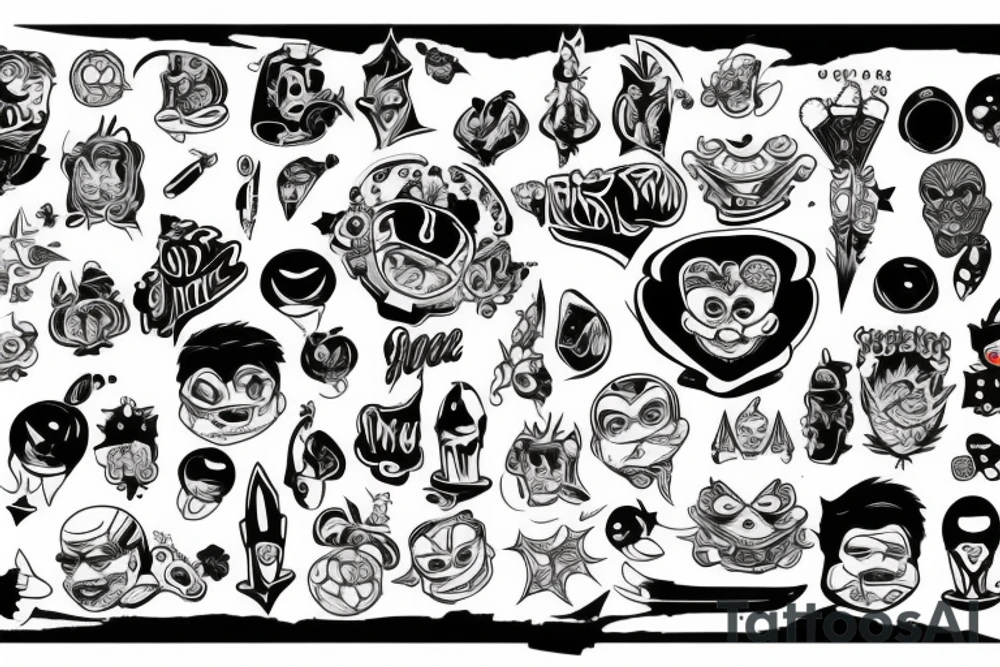 99 set tattoo idea