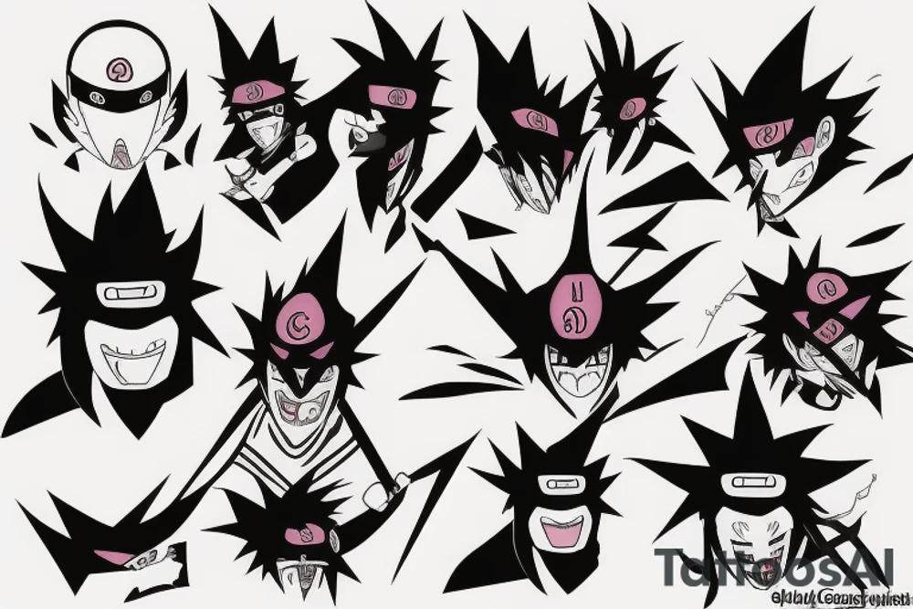 Gengar as naruto tattoo idea