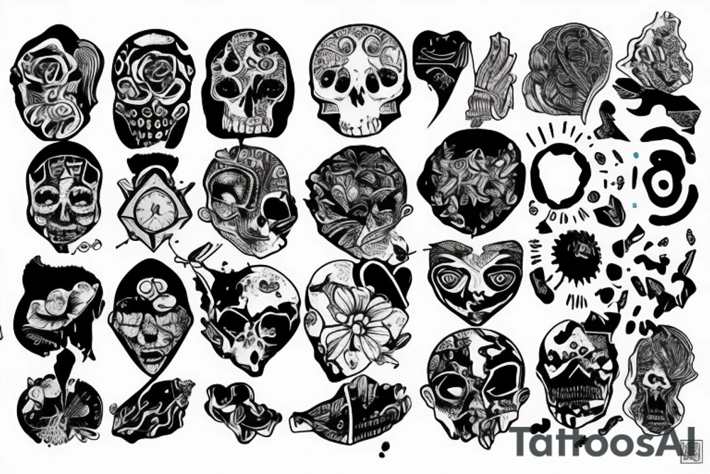 Overthinking, anxiety tattoo idea