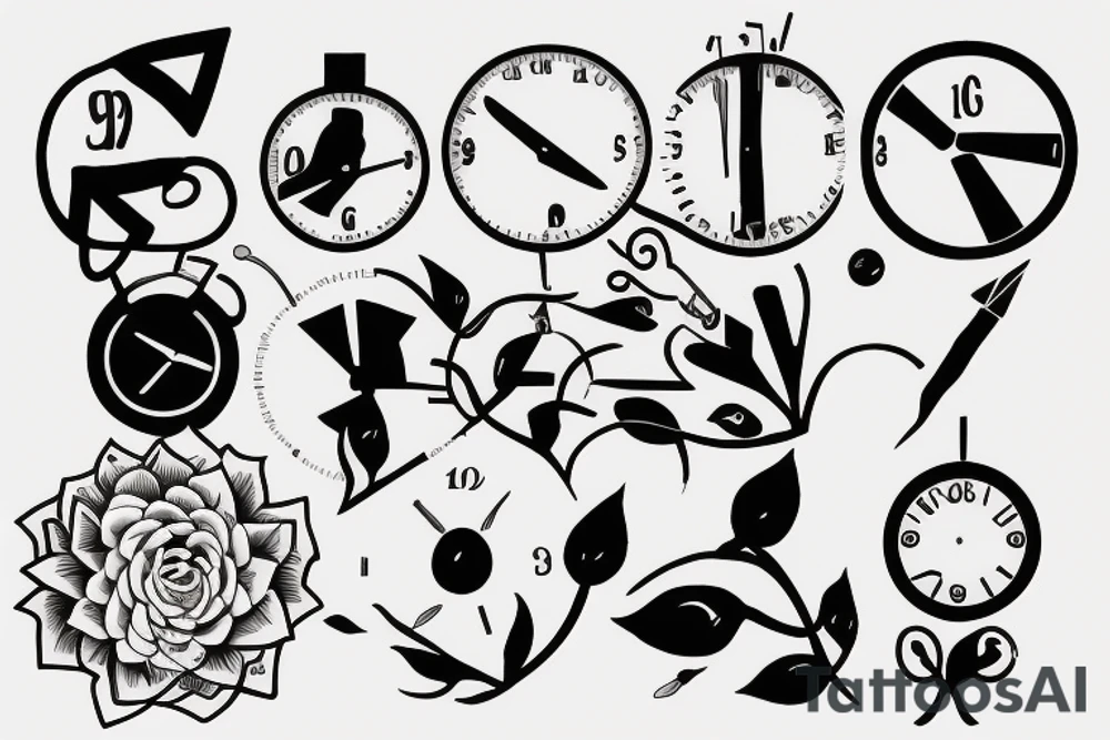 capture time
growth tattoo idea