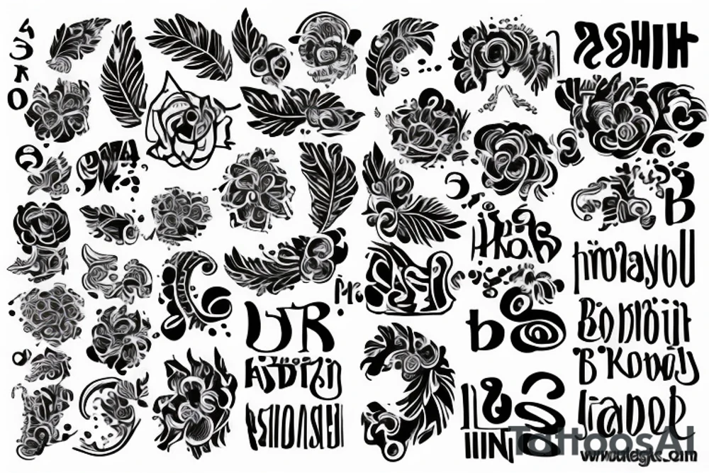 anshika name tattoo idea