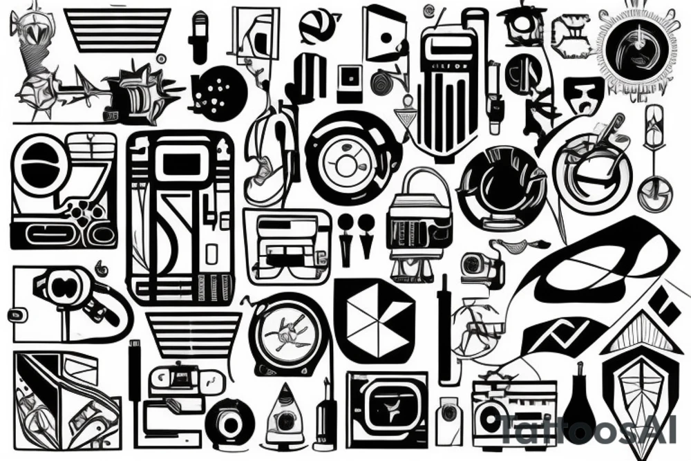 Technology from within tattoo idea