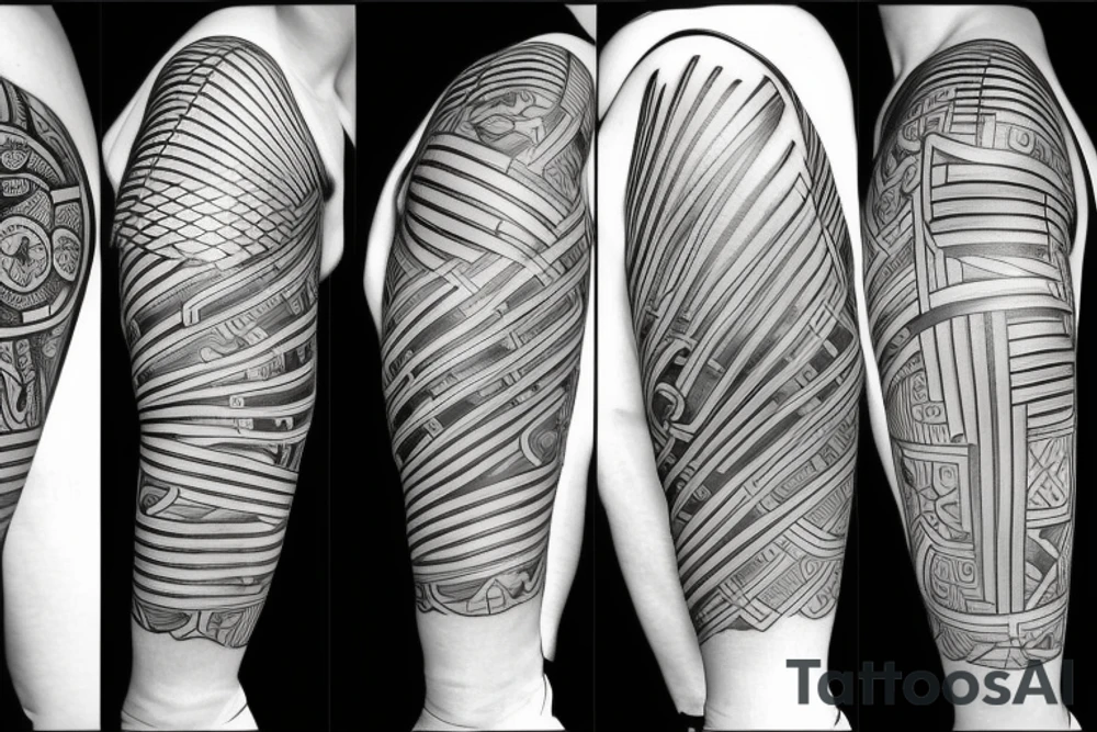 chip connection lines tattoo idea
