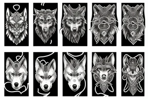 wolf. Vikings tattoo idea