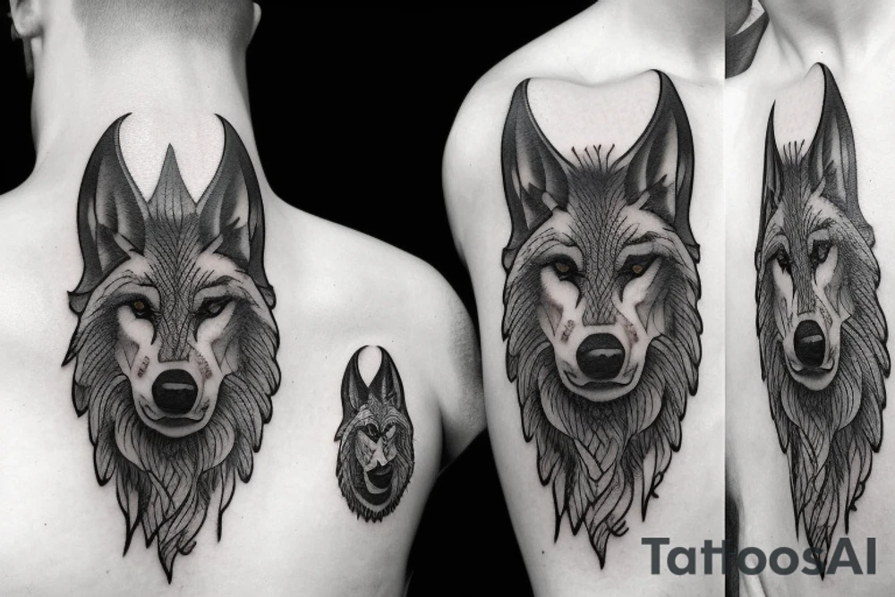 wolf. Vikings tattoo idea