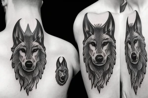 wolf. Vikings tattoo idea