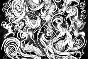 Wideo game Ori tattoo idea