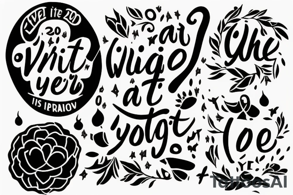 Write 2019, it is the year, I decided that i am going to be free tattoo idea