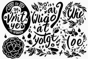 Write 2019, it is the year, I decided that i am going to be free tattoo idea