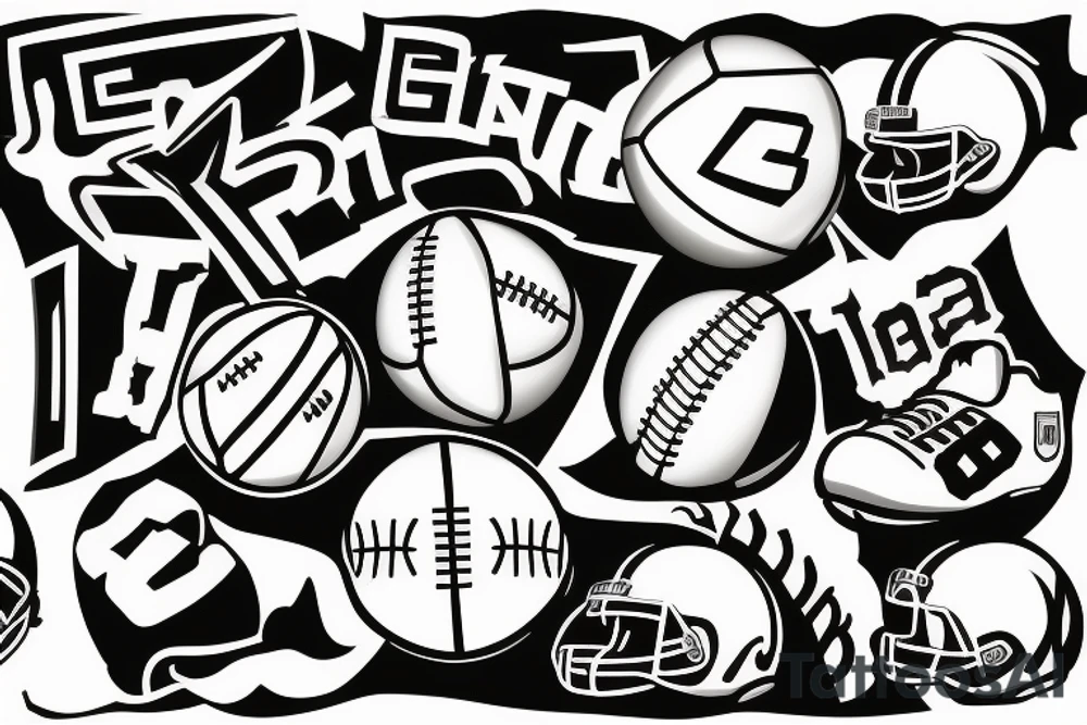 11, football, name Sara, 22.6.2023 tattoo idea