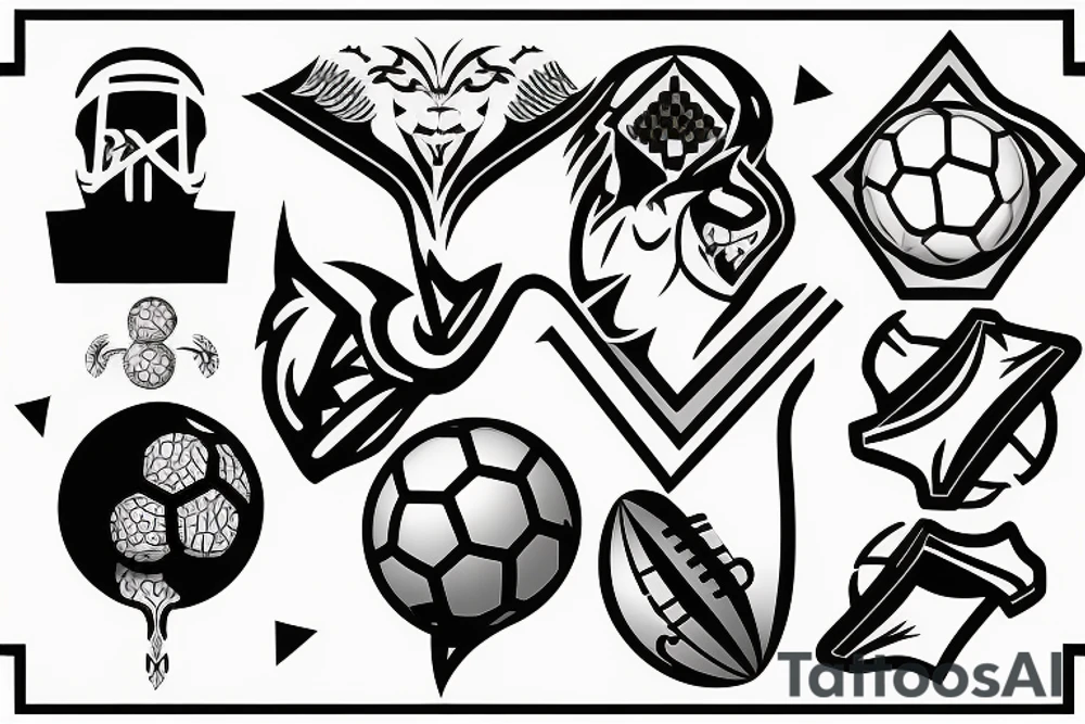 11, football tattoo idea