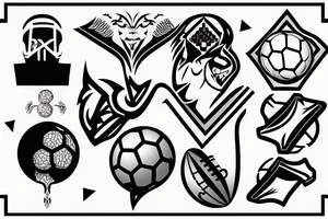 11, football tattoo idea