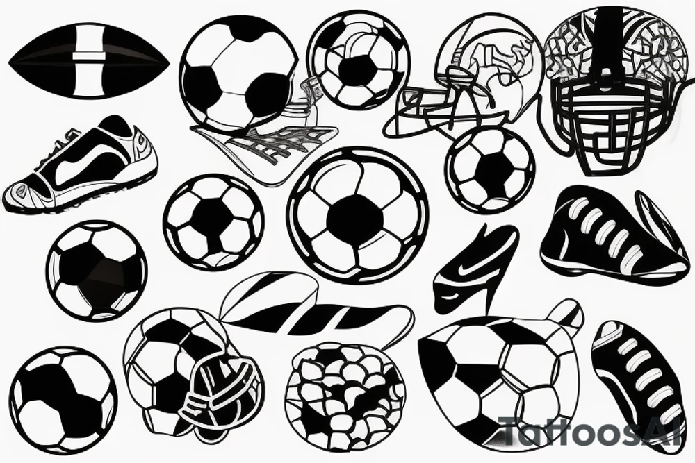 11, football tattoo idea