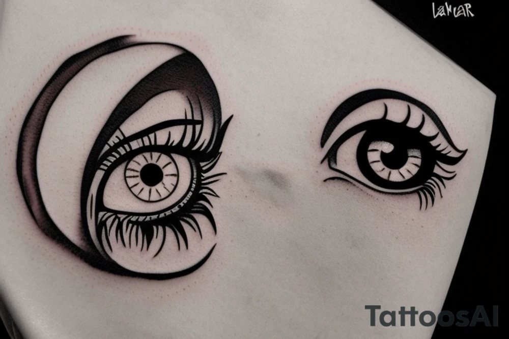 avatar eye tattoo tattoo idea