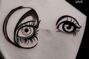 avatar eye tattoo tattoo idea