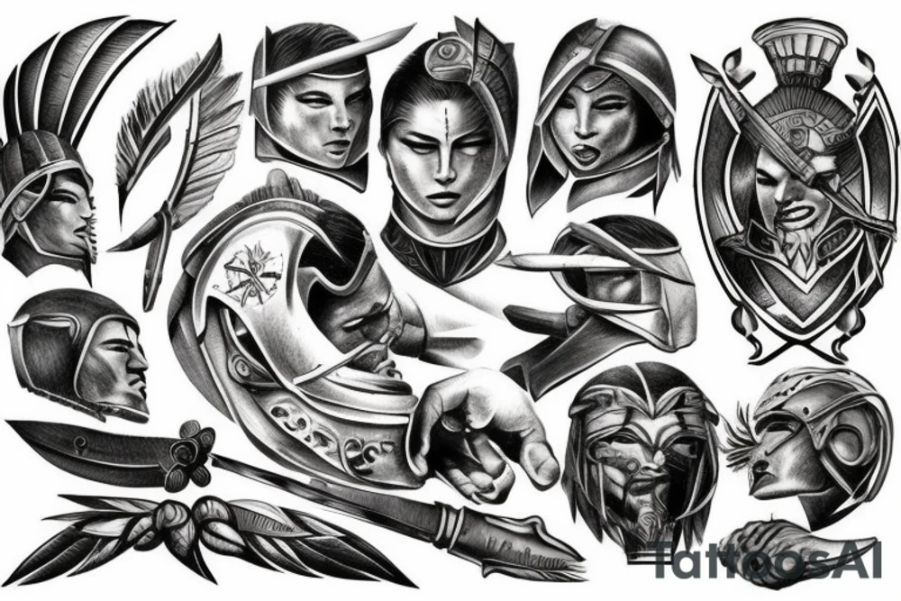 Spartan tattoo idea