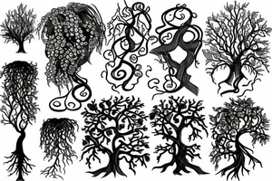 medusa tree tattoo idea