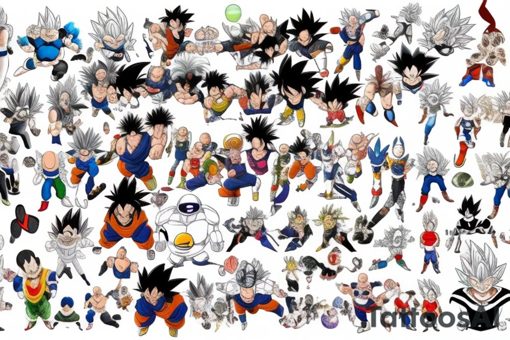 Dragon ball z tattoo idea