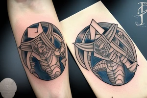 The titan Atlas from greek mythology tattoo idea