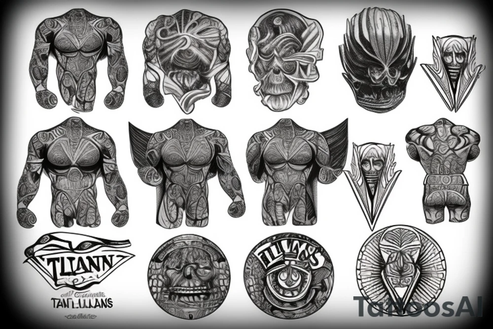 The titan Atlas tattoo idea