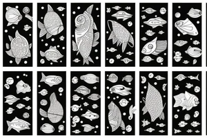 space
 and Fish tattoo idea