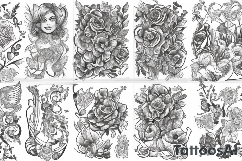 lilac tattoo idea