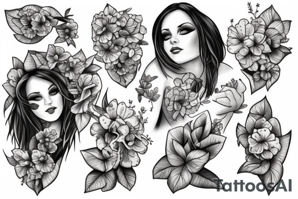 lilac tattoo idea