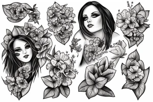 lilac tattoo idea
