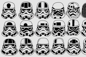 storm trooper helmet tattoo idea