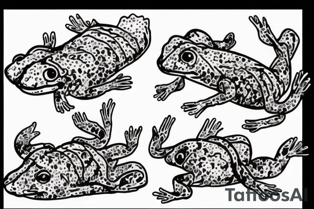 axolotl tattoo idea