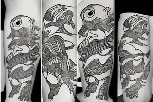 axolotl tattoo idea