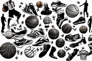 basketball tattoo idea