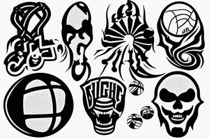 basketball tattoo idea