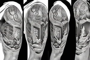 basketball  splash tattoo idea