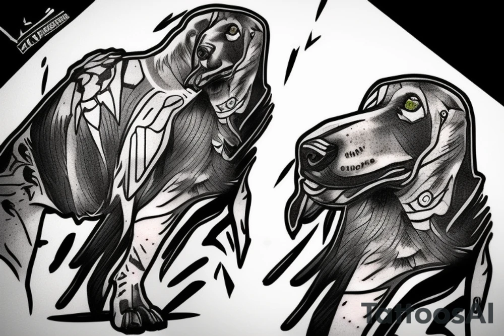 Bloodhound from Apex Legends with Raven tattoo idea